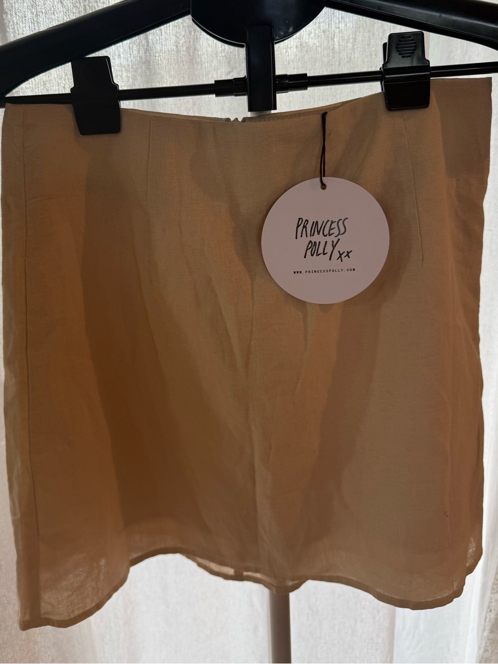 Princess Polly Beige Mini Skirt